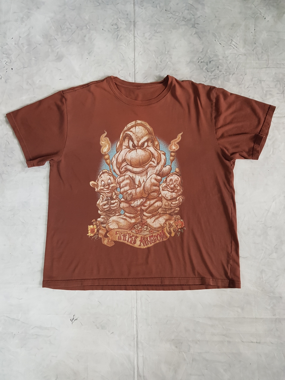 Grumpy Dopey Tiki Kingdom Snow White T-Shirt